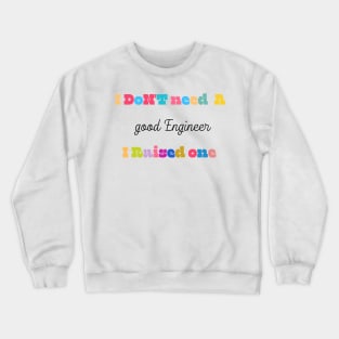 Engineer Profession Crewneck Sweatshirt